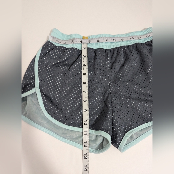 C9 by Champion DuoDry Gray and Light Blue Shorts Women's Size Medium - Picture 4 of 8